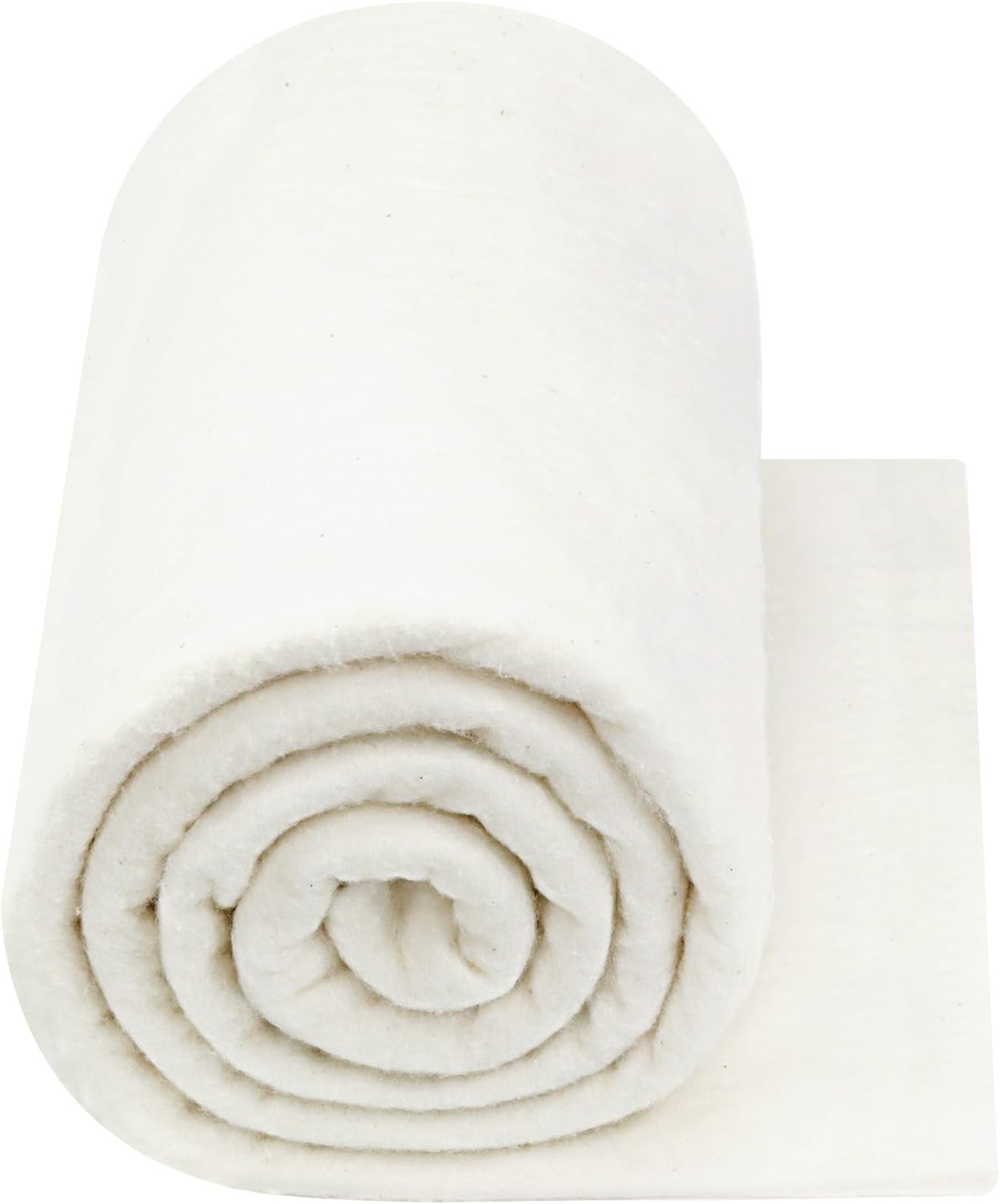 PLANTIONAL Natural Cotton Batting for Quilts: 59-Inch x 79-Inch Light Weight Purely Natural All Season Quilt Batting for Quilts, Craft and Wearable Arts