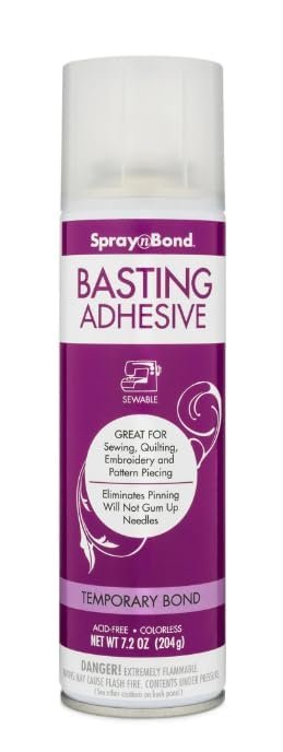Spray’Bond’by Quilt Basting Adhesive Spray,7.2 oz │Temporary Fabric Bond for Quilting (Pack of 1)