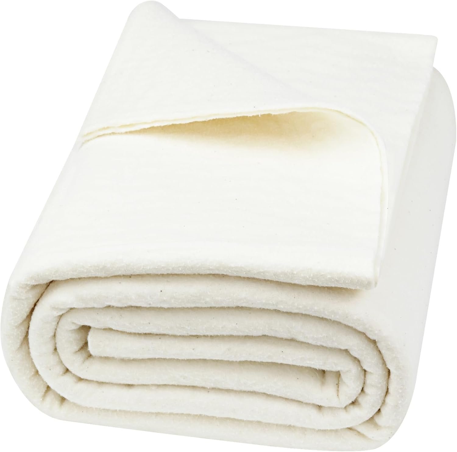 PLANTIONAL Grinding Natural Cotton Quilt Batting: 47-Inch x 59-Inch Light Weight Purely Natural All Season Quilt Batting for Quilts, Craft and Wearable Arts