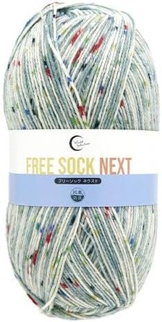 ユザワヤ Yuzawaya Free Sock Next Yarn, Fingering Weight, 75% Wool 25% Nylon, 1 Skein (100g), 437 Yards (400m), Color 3 – World Selection