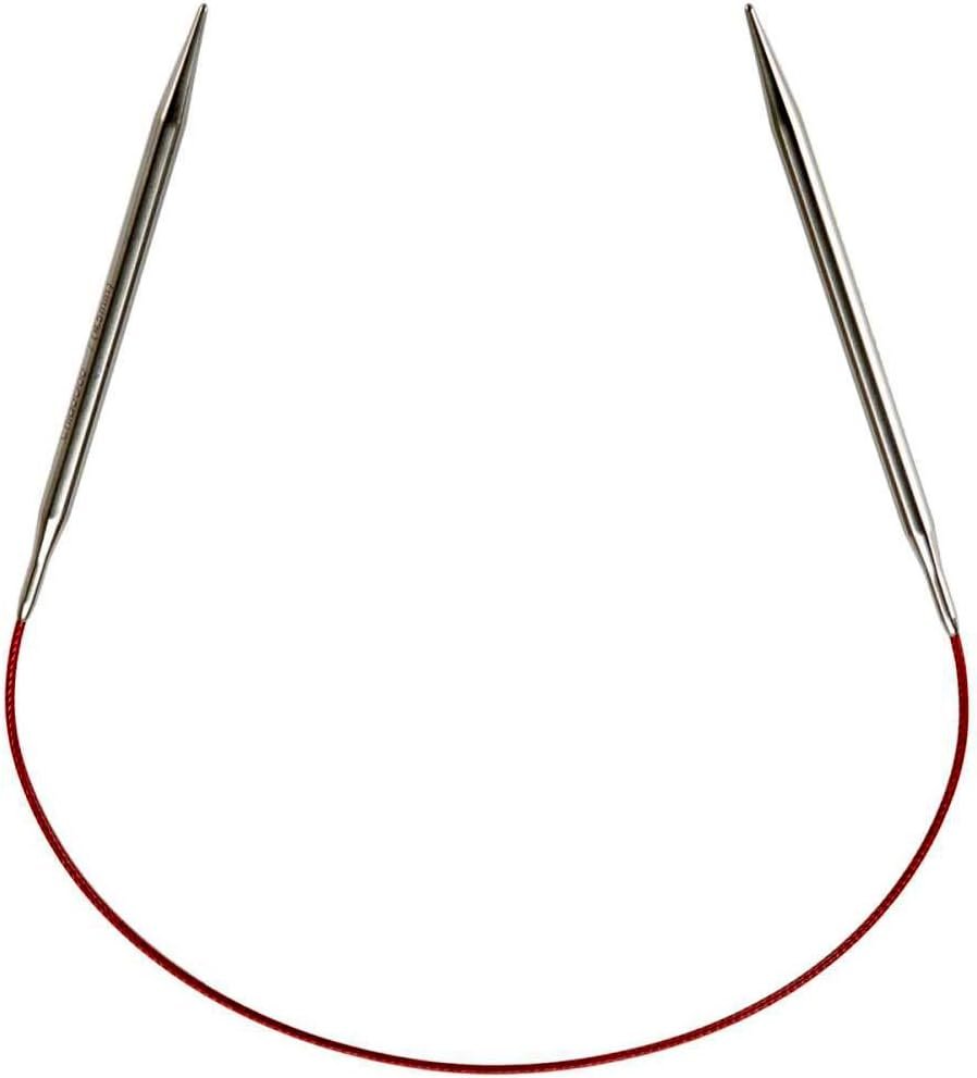 ChiaoGoo SS Red Lace Circular, 16-Inch (40 cm), US 8 (5 mm)