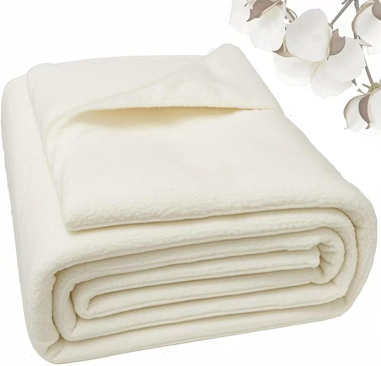 Natural Cotton Batting for Quilting Sewing Crafting & DIY Projects (68″x86″, 150g/m² Lightweigh), Batting for Quilts