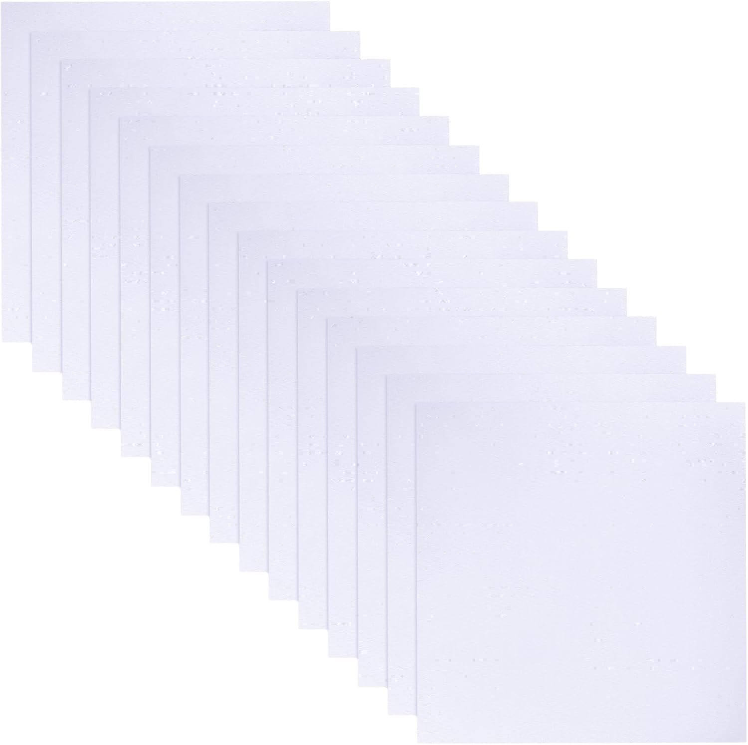 Breling 20 Pcs 10 x 10 Inch Cotton Fabric Bundle Squares Precut Fabric Squares for Sewing Making Quilts for Craft Lovers (One Size,White)