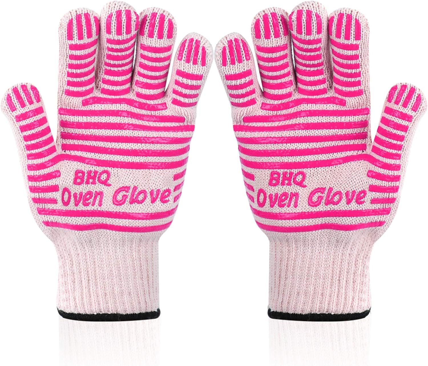 CZSYZCZS Extreme Heat Resistant Oven Gloves – 932F – Cooking Gloves for BBQ, Grilling, Baking,Cutting, Smoker Fireplace
