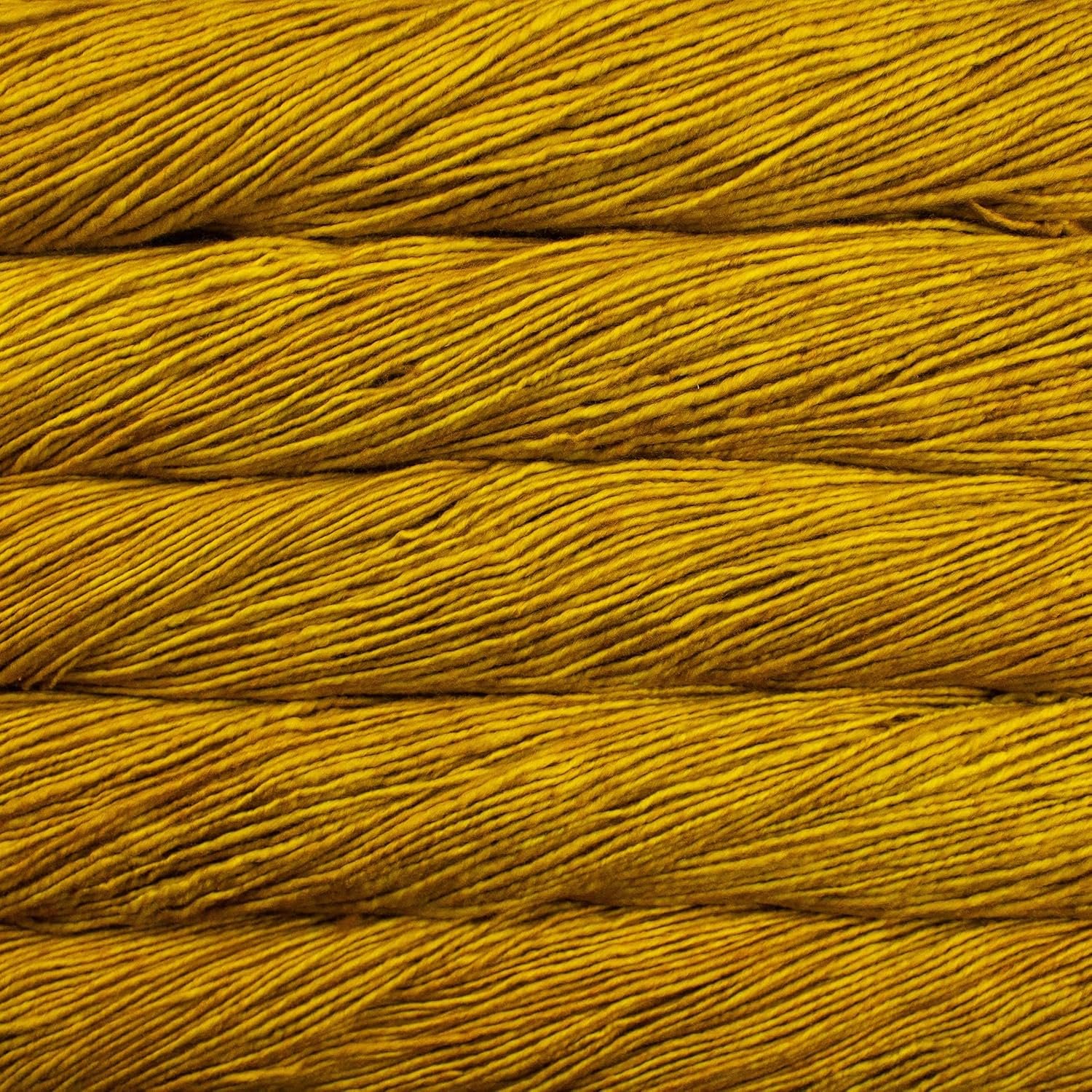 Malabrigo Worsted Hand Dyed Yarn (035 – Frank Ochre)